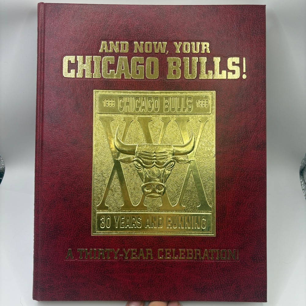 Chicago Bulls 30th Anniversary Book Signed Phil Jackson Limited Ed 1853/5000 NBA